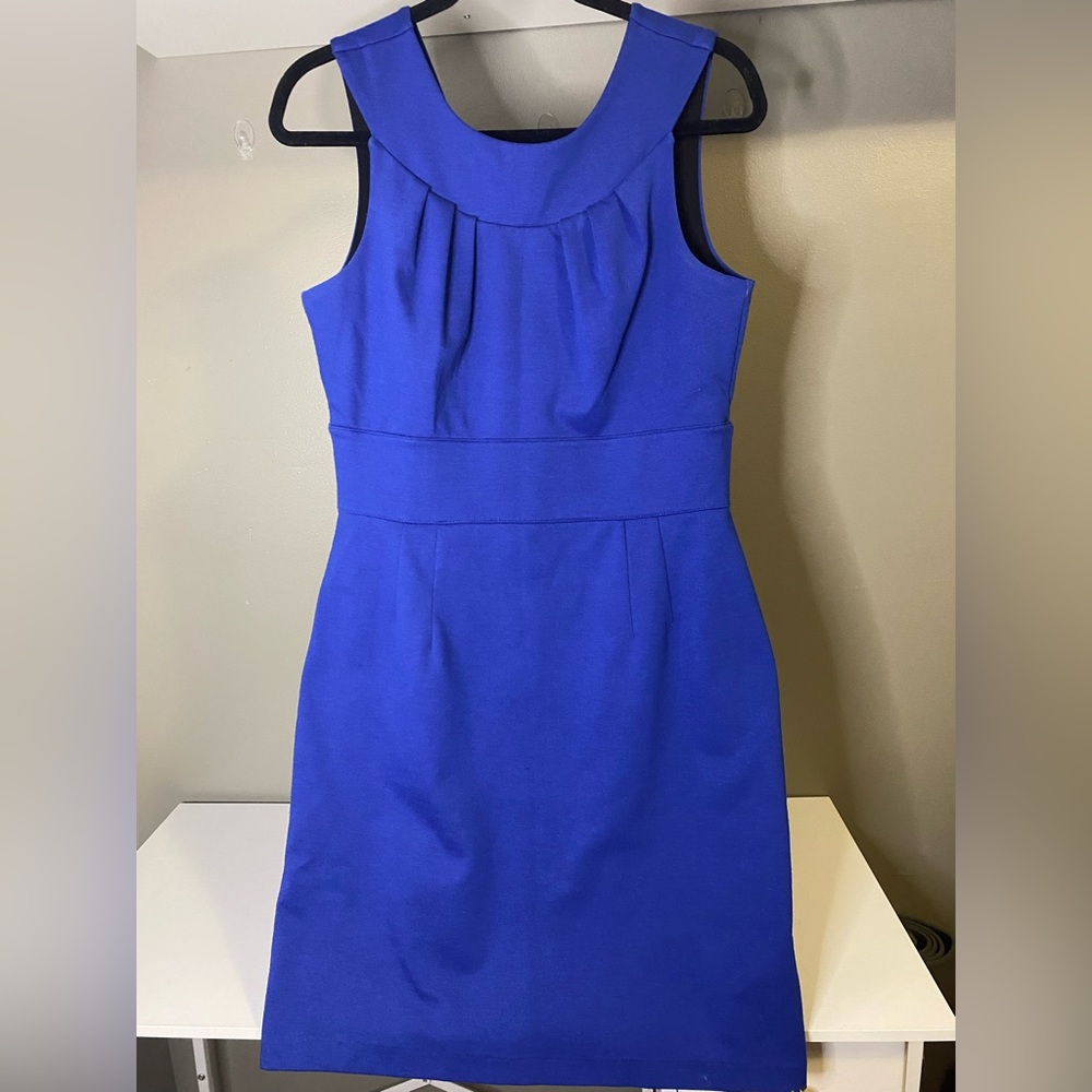 Banana Republic Sleeveless Cobalt Sheath Dress
